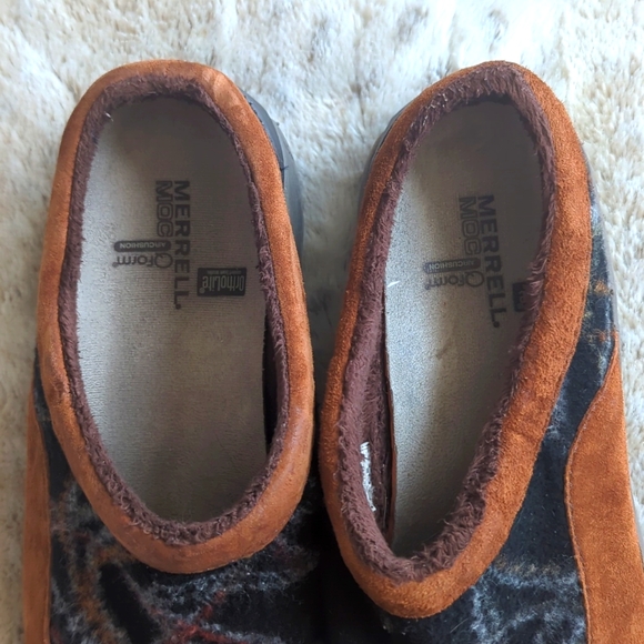 Merrell Women's Brown Suede Encore Burst Bracken Mule Clog Slipon Shoes Size 11 - Picture 4 of 8